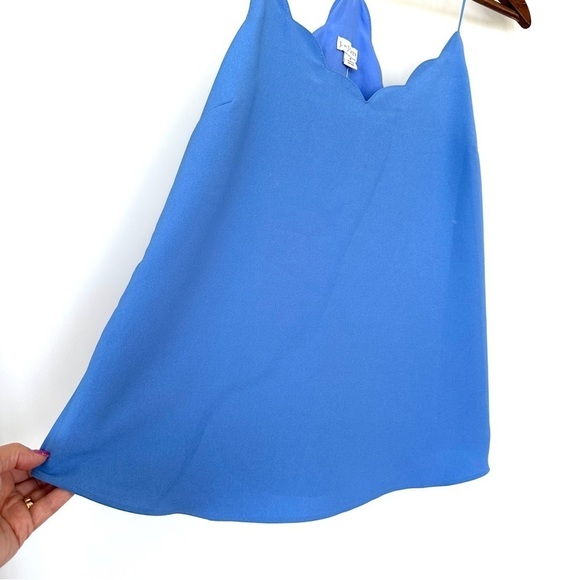 J. Crew camisole, scalloped neckline, racer back, adjustable  straps, lined - Picture 5 of 15